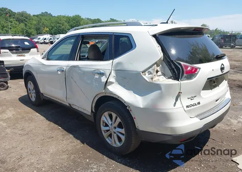 2014 Nissan Rogue Sv z USA, uszkodzony, nr VIN 5N1AT2MKXEC830859